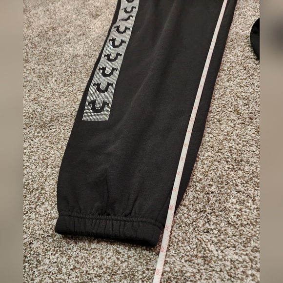 True Religion Crystal Horseshoe High Rise Boyfriend Jogger Casual Pants XL New - Picture 9 of 9